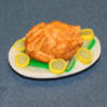 Dollhouse Miniature Chicken Dinner Platter